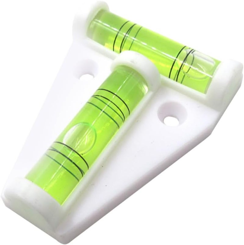 ميني تي تايب مغناطيسي فقاعة مستوى محمول أفقي سبيريت مستوى أبيض مثلث أداة - Image 1